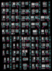 衣柜结构尺寸CAD图纸