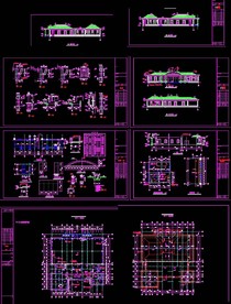食堂建筑CAD图纸