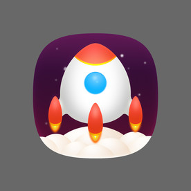 火箭飞船图标
