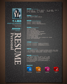 灰色调个人求职简历