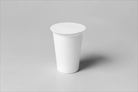 酸奶杯样机贴图效果图
