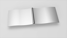 铜版纸画册样机贴图图片