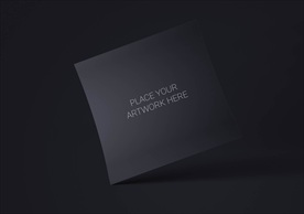 创意特种纸烫金名片样机图片
