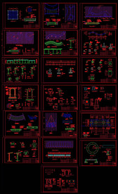 园林艺术花架CAD施工图