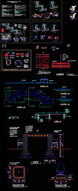 CAD园林小品大样图