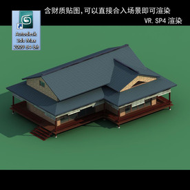 中式建筑 中式多层 中式民居