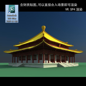 中式建筑 中式多层 中式民居