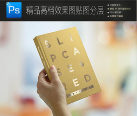 杂志画册封面一键智能贴图效果