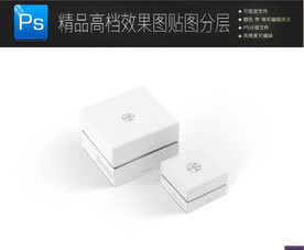 高档纸箱样机一键贴图