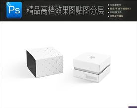 高档礼盒效果图PSD分层