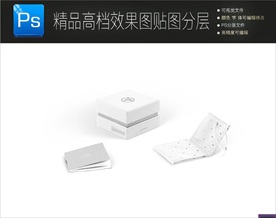 高档首饰包装样机效果图PSD