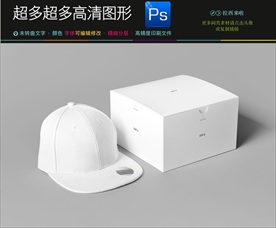 空白样品盒子样机效果图