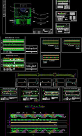小区园林道路CAD图