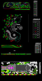 道路绿化设计CAD图纸