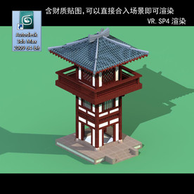 中式建筑 中式多层 中式塔