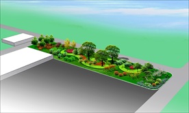 花坛绿化效果图