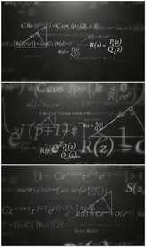 黑色数学公式背景视频
