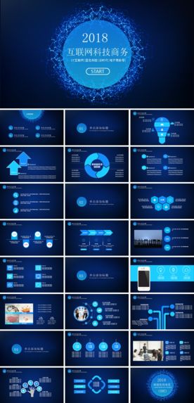 互联网企业宣传计划书方案PPT