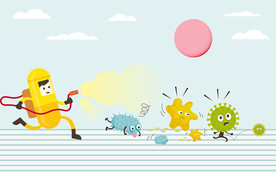 时尚卡通背景墙