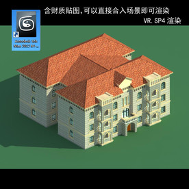 花园洋园 欧式洋房 多层建筑