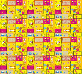 卡通 矢量 无缝印花