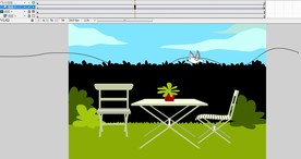 引导线遮罩动画鸟儿飞翔5秒