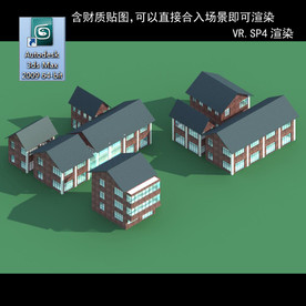 规划建筑 简易建筑 规划体块