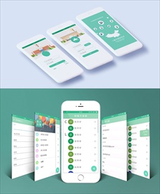 绿色简约校园通信录APP