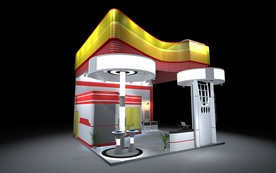 展览展示设计创意缤纷