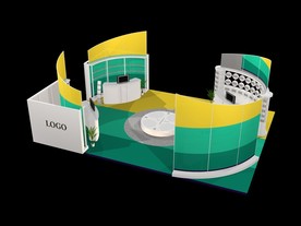 展览展示设计展台缤纷多彩