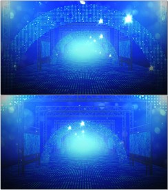 华丽舞台背景星光闪耀