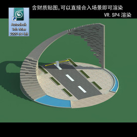 门卫室 门卫模型 厂区门卫