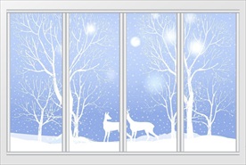 现代静谧动植物移门