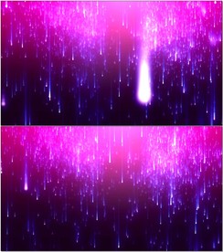 唯美粒子雨下落