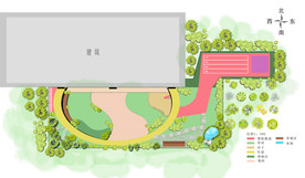 幼儿园户外平面图