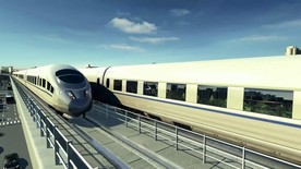 三维城市建筑动画  高铁