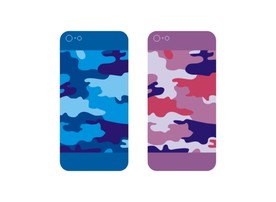 迷彩图案手机壳2个