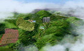 休闲度假村鸟瞰图