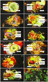 美食展示介绍AE模板