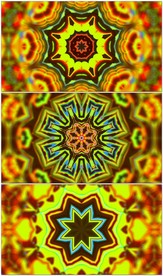 绚丽的万花筒背景视频