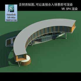 写字楼 现代办公楼 建筑模型图