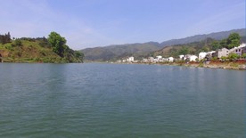 锦屏县茅坪低水位航拍