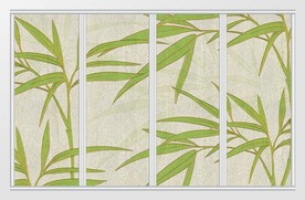 现代简约质感竹子移门