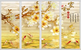 金玉兰家和富贵移门