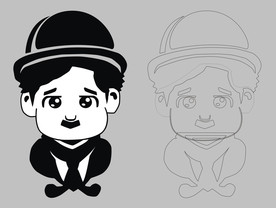 卓别林矢量素材