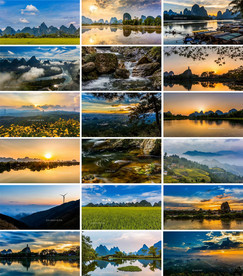 桂林风景点旅游广西宣传片视频