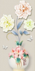 简约花卉花瓶玄关装饰花