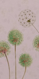 现代简约蒲公英装饰画玄关