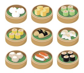 寿司日本料理矢量素材