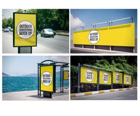 道路广告牌展示机样